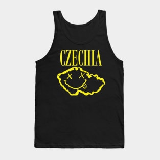 Vibrant Czechia Czech Republic : Unleash Your 90s Grunge Spirit! Tank Top